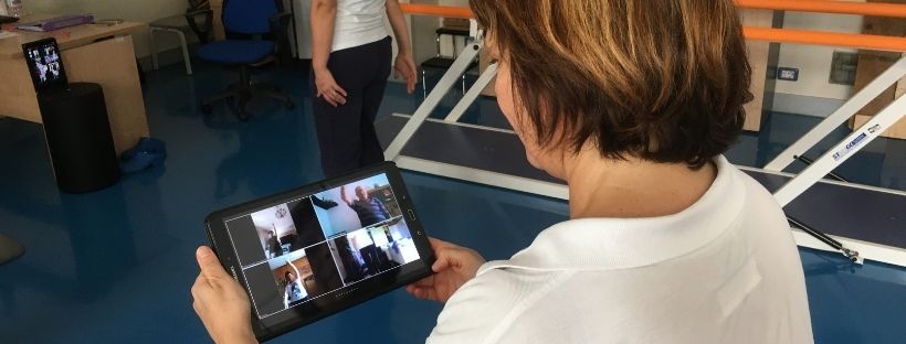 La riabilitazione al San Camillo è anche online! Con la teleriabilitazione arriva nelle case dei pazienti